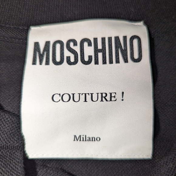 Men Moschino polo shirt print at the back - Picture 6 of 7